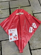 Vintage Peter Powell Stunt Kite Sky Stunter Red
