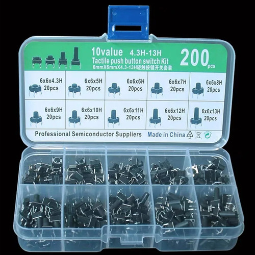 200pcs tactile push - 200pcs,