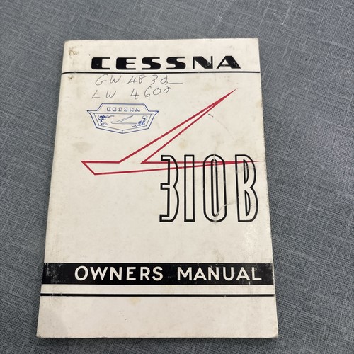 Cessna model 310b 310 - 310b,