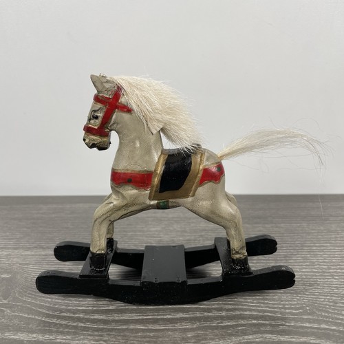 Wooden rocking horse christmas - wooden,