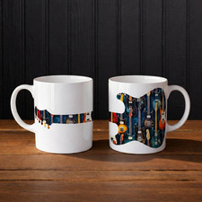 Electric Guitar Mug Music