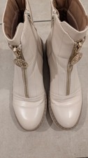 Cream Women's Winter Boots Size 7 UK River Island