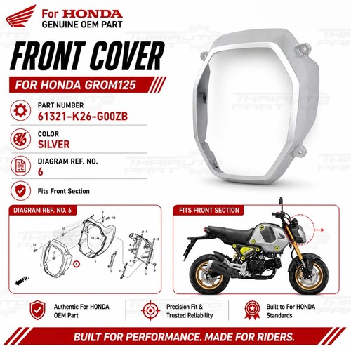 White windscreen trim front - white,