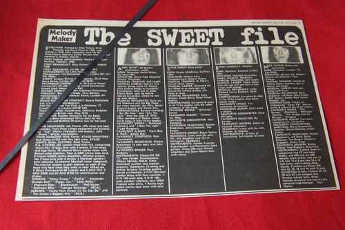 The sweet band bio 1972 - sweet,