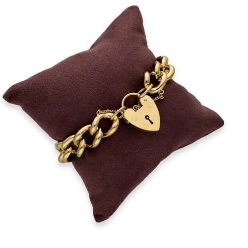 9ct yellow gold heavy curb - 9ct,