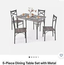 Metal Dining Table And Chairs 