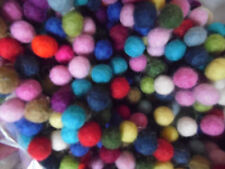 Wool Felt Balls,1cm,Packs of