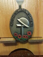 Cross and Poppy Lapel Badge -