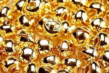 25 x 8mm Diameter Jingle Bells