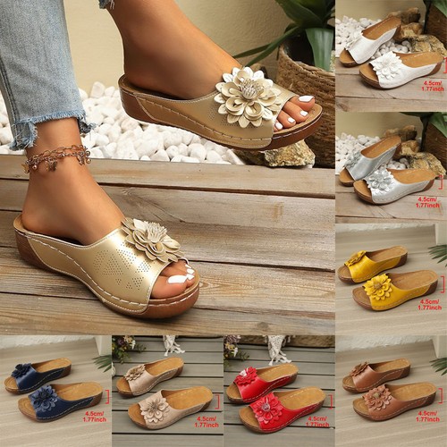 Ladies summer wedge - summer, heel