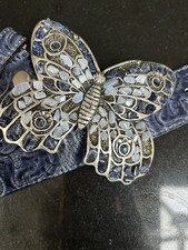 Vintage Leatherock Blue Print