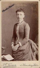 LONDON CDV LADY IN WONDERFUL