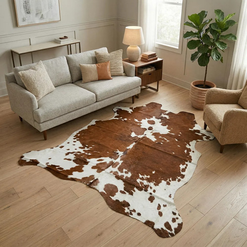 Genuine brown white - brown, &