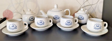 BED CAR SERVICE - TEIRE 2 SUCKER AND 4 CUPS WITH SAUCERS - NICE CONDITION