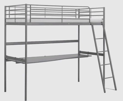 Ikea svarta loft bed frame - loft,