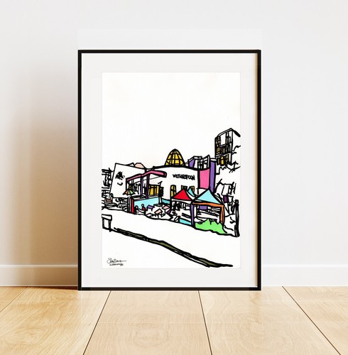 Ilfracombe framed original - framed,
