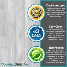Luxury Light Grey Plank Effect