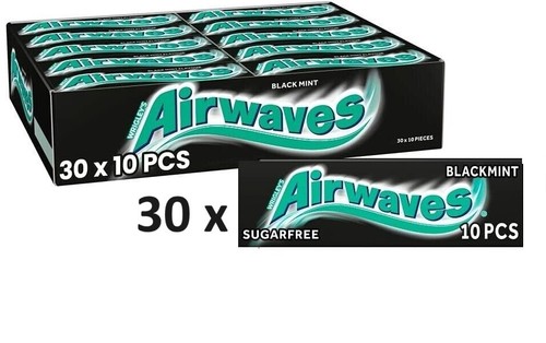 Airwaves black mint chewing - black,