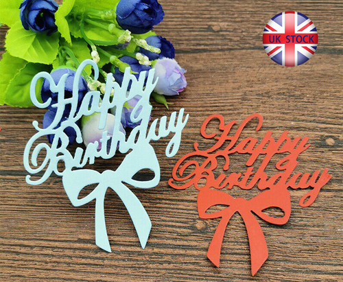 Happy birthday bow metal - birthday,