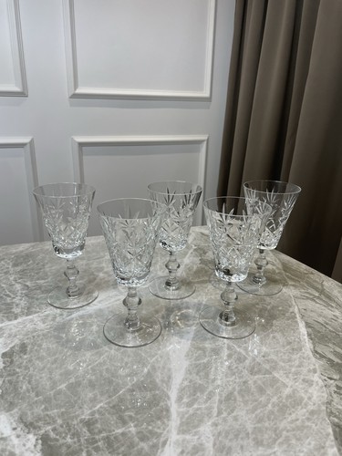 Vintage cut glass - cut, wine