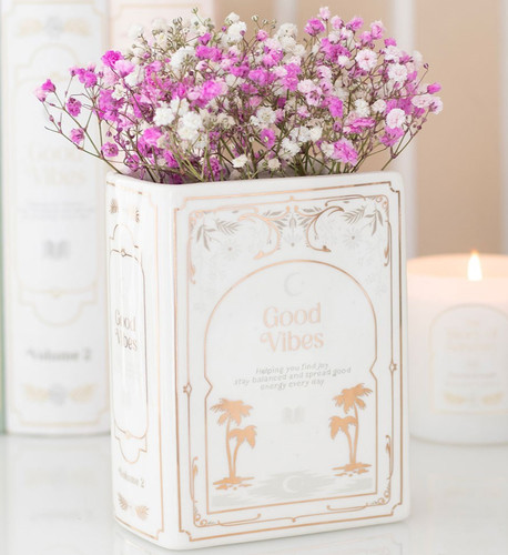 White book shaped - white,