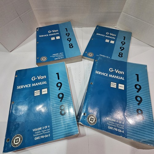1998 van service - service, manuals