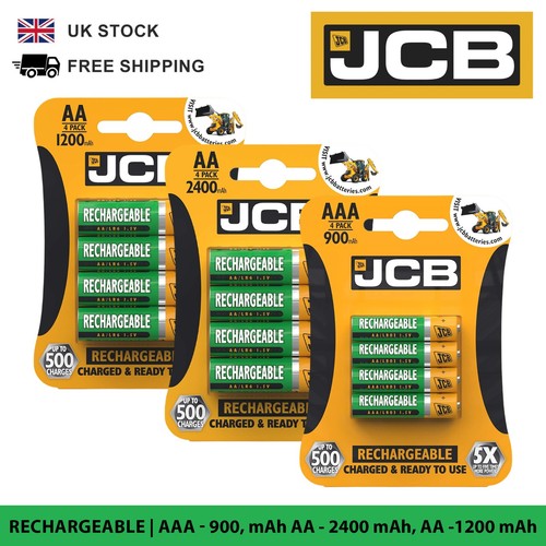 New jcb rechargeable batteries - new,