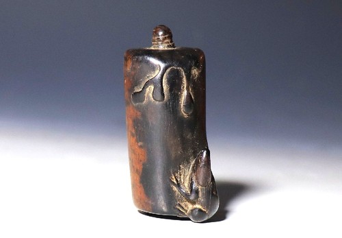 Japan antique netsuke wood - netsuke,