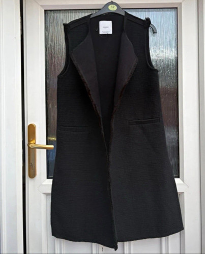 Mango suit black long open - long,