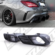 A45 AMG QUAD EXIT STYLE EXHAUST TIPS TAIL PIPES FOR MERCEDES A CLASS W176 12-18