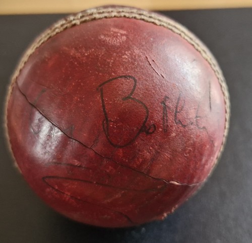 Very rare cricket ball signed - rare,