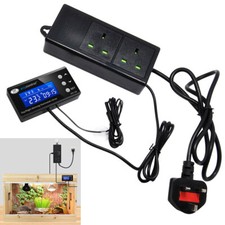 Reptile Digital Day & Night Dimming Thermostat +Timer Aquarium Heat Tools New