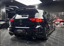 REAR DIFFUSER for GOLF 8 TSI, TDI, Standard 2 Outputs POLISHED BLACK