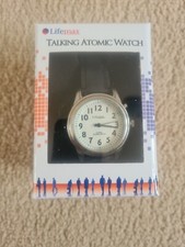 Boxed - Talking Atomic Watch by Lifemax- Free lifetime battery replacement RNIB