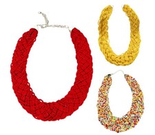 Braided Seed Bead Statement