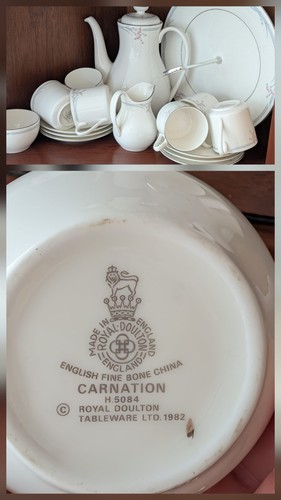 Royal doulton carnation floral - royal,