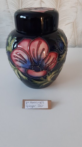 Moorcroft ginger jar with - 6",