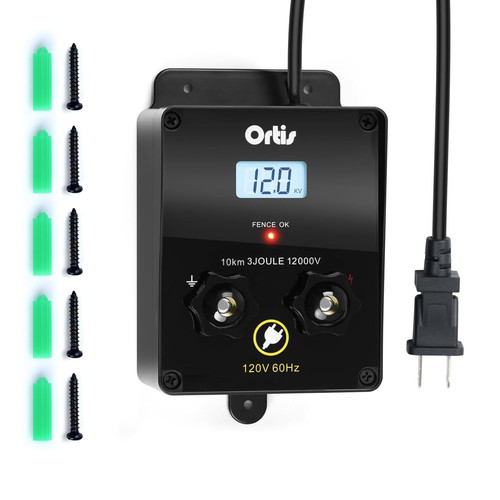 Electric fence energizer - energizer, with
