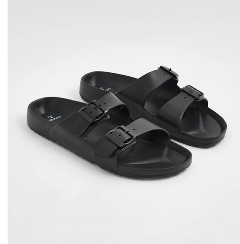 Black double buckle - double,