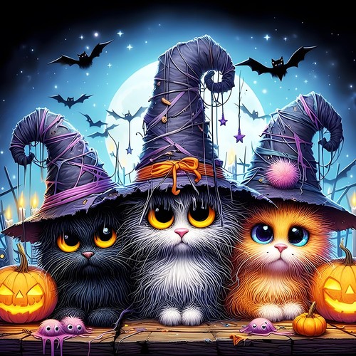 Halloween diamond painting - halloween,