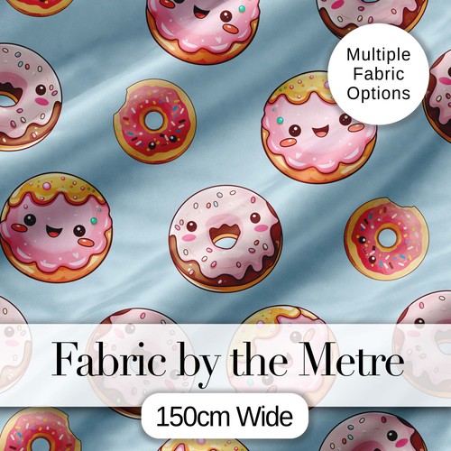 Cute kawaii donuts sky blue - cute,
