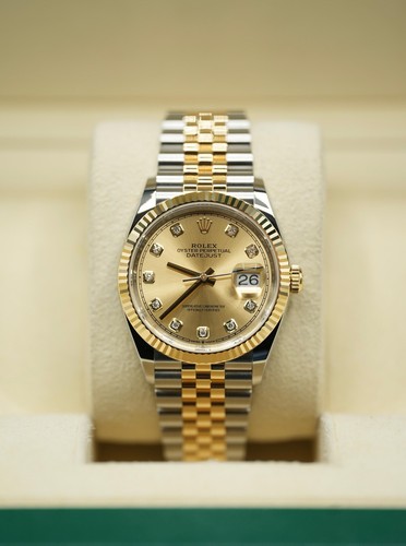 Gents rolex steel yellow - gents,