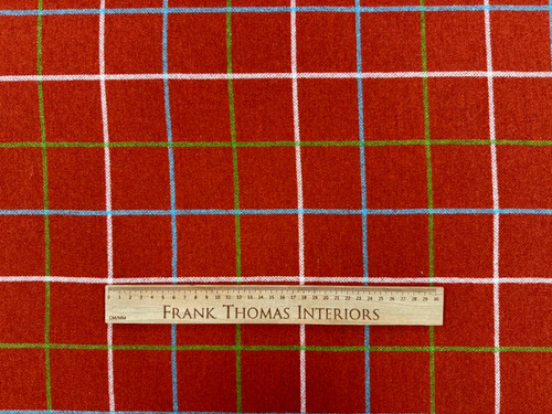Redbreast pin check - redbreast, wool