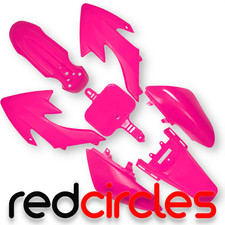 PINK CRF50 PIT BIKE PLASTIC SET 50cc 110cc 125cc PITBIKE - NO SEAT PAD