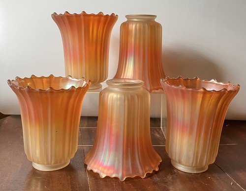 Vtg marigold iridescent - marigold,