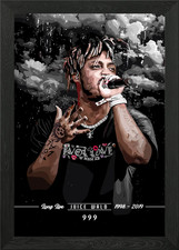 Juice Wrld Portrait Framed