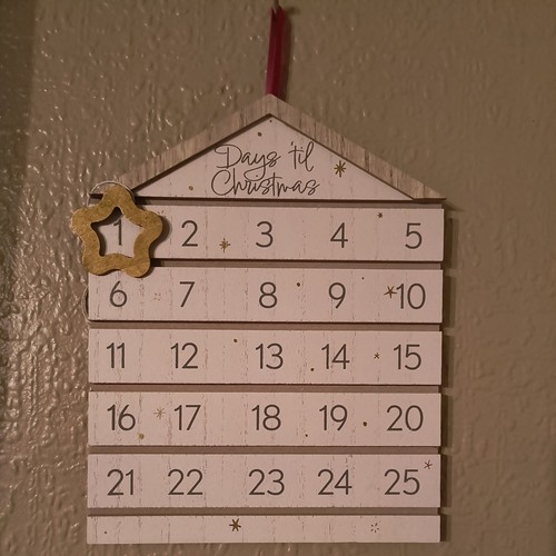 Wooden countdown christmas - countdown,