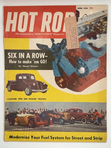 Hot rod magazine april 1954 - april,
