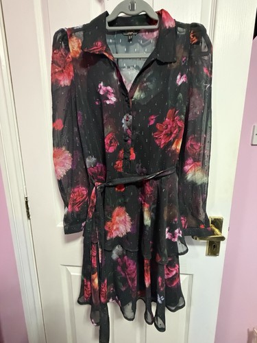 Lipsy london floral chiffon - london,