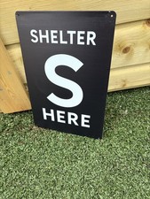 Air Raid Shelter Large Letter